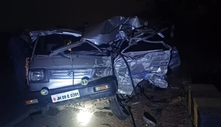 Tragic road accident in Giridih, three people died