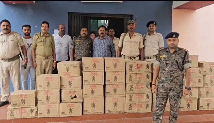 गिरिडीह में अवैध शराब की बड़ी खेप पकड़ाई, ट्रक चालक गिरफ्तार