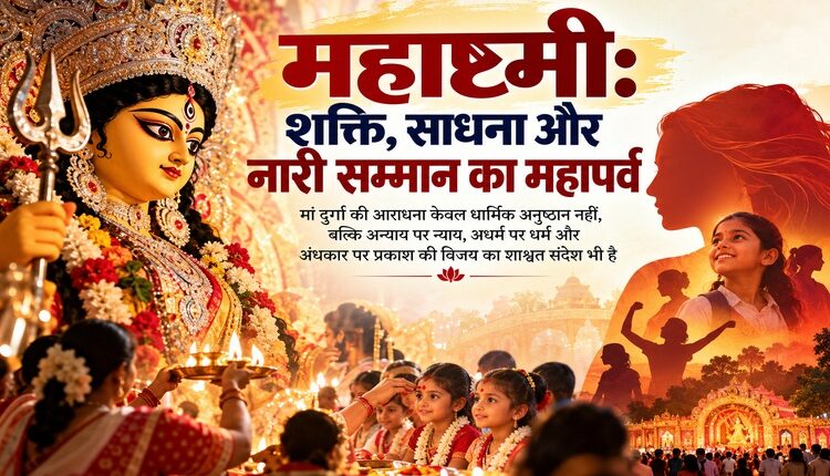महाष्टमी: शक्ति, साधना और नारी सम्मान का महापर्व